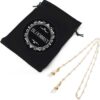 Pearl Eyeglass Chains for Women 18K Gold Plated Sunglasses Eyewear Elegant Strap Holder Women's Eyeglass Chains - Image 7