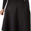 Lrady Womens Casual Shirt Dress High Low Ruffle Blouse Asymmetrical Peplum Tops Long Tunic Dresses - Image 2