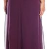 Alex Evenings Women's 3/4 Sleeve Stretch Lace Bodice One Piece Mother of The Bride Dress (Petite and Regular Sizes) - Image 2