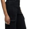 HUDSON Womens Bustier Cargo Jumpsuit - Image 6