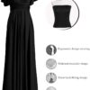 72styles Infinity Dress with Bandeau, Convertible Bridesmaid Dress, Long, Plus Size, Multi-Way Dress, Twist Wrap Dress - Image 2