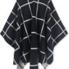 Moss Rose Women's Shawl Wrap Poncho Ruana Cape Open Front Cardigan Shawls for Fall Winter - Image 5