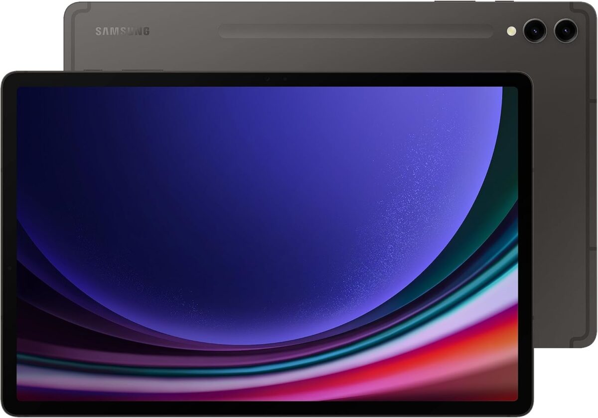Samsung Galaxy Tab S9+ Plus 12.4” 256GB WiFi 7 Android AI Tablet, Snapdragon 8 Gen 2 Processor, AMOLED Screen, S Pen Included, Long Battery Life, Auto Focus Camera, Durable, US Version, 2023, Graphite
