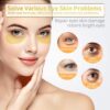 Under Eye Patches - 30 Pairs - 24K Gold Eye Mask- Puffy Eyes & Dark Circles Treatments,Reduce Under Eye Bags and Smooth Wrinkles,Eye Skin Care Pads With Collagen - Image 2