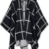 Moss Rose Women's Shawl Wrap Poncho Ruana Cape Open Front Cardigan Shawls for Fall Winter - Image 4