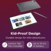 Lenovo Tab M11, 11” Display, MediaTek Helio G88 Octa-Core, 4GB RAM, 128GB SSD, 1920x1200 px, Ambient Light-Sensor, 10 Hour Battery, Comes w/Folio Case, Luna Grey - Image 4