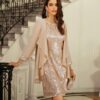GRACE KARIN Women's Sequin Dress Wedding Guest Dresses Mother of The Bride Dresses Formal Dress Two Piece Dress Knee Length - Image 2