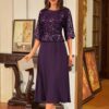 GRACE KARIN Sequin Dress for Women 2024 Mother of The Bride Dresses Wedding Guest Formal Chiffon Evening Gown - Image 7