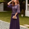 GRACE KARIN Sequin Dress for Women 2024 Mother of The Bride Dresses Wedding Guest Formal Chiffon Evening Gown - Image 6