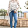 PRETTYGARDEN Women's Long Sleeve Round Neck High Low Asymmetrical Irregular Hem Casual Tops Blouse Shirt Dress - Image 5