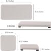 Set of 4 Water Absorbent Diatomite Soap Dish, Diatomaceous Earth Coasters, Hand Soap Holder, Water Absorbing Stone Tray Used for Plants & Toiletries in The Modern Home - Image 4