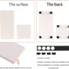 Set of 4 Water Absorbent Diatomite Soap Dish, Diatomaceous Earth Coasters, Hand Soap Holder, Water Absorbing Stone Tray Used for Plants & Toiletries in The Modern Home - Image 3