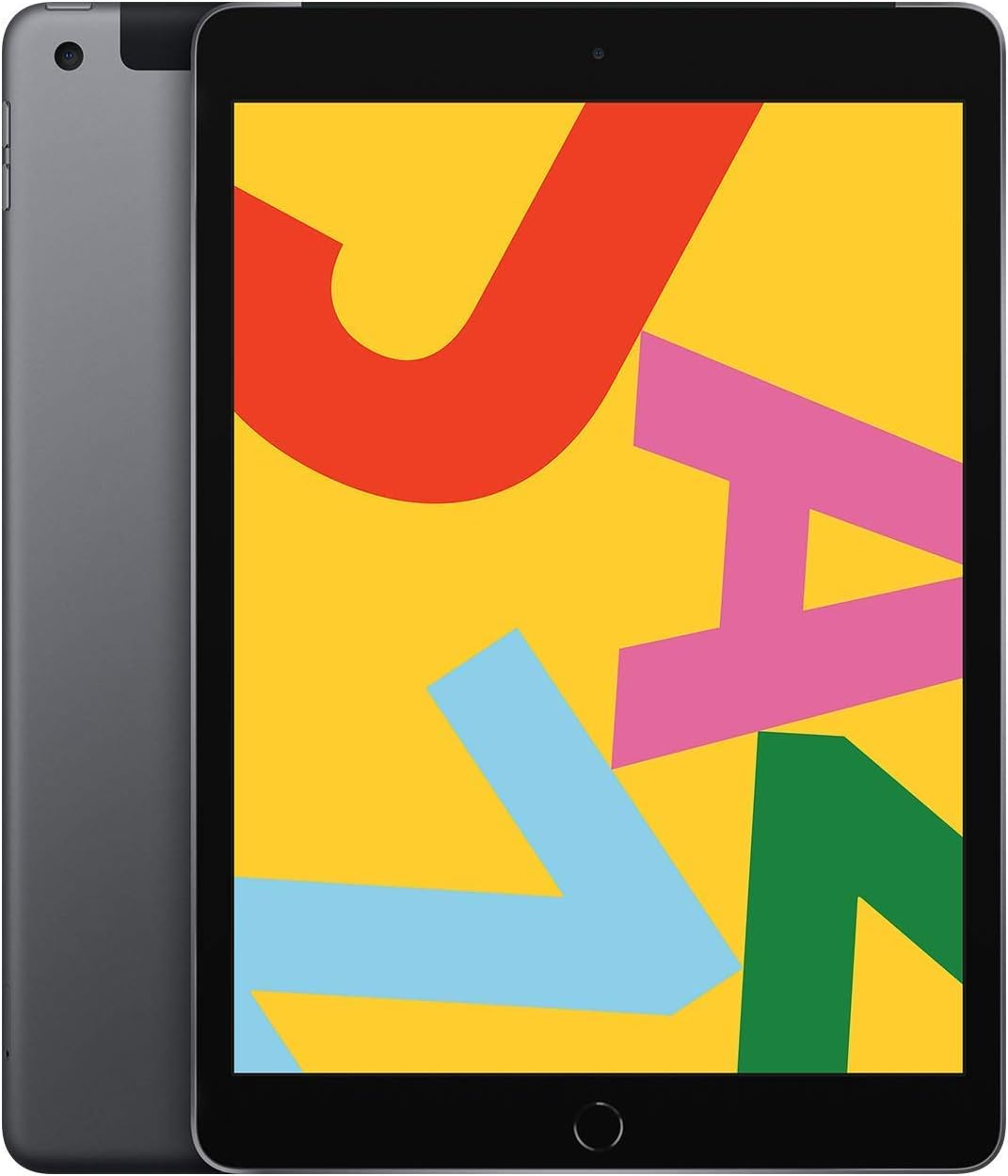 2019 Apple iPad (10.2-inch, Wi-Fi, 128GB) - Space Gray (Renewed Premium)