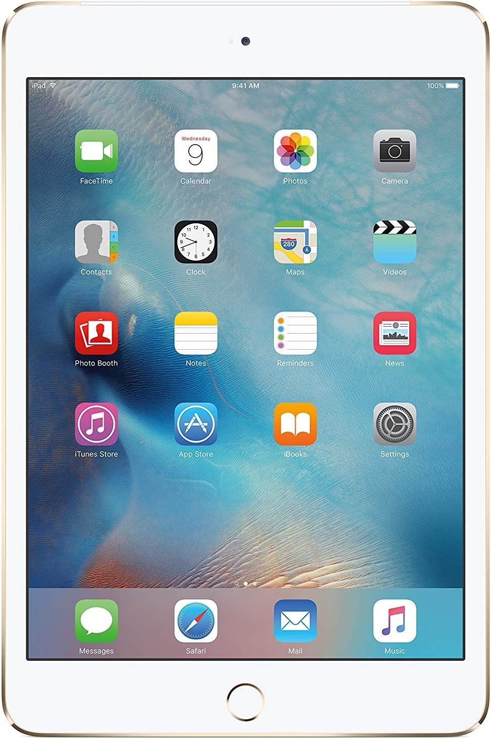 Apple iPad Mini 4, 128GB, Gold - WiFi (Renewed)