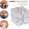Fidget Cube New Version Fidget Finger Toys - Metal Infinity Cube Prime for Stress and Anxiety Relief/ADHD, Ultra Durable Sensory Gifts for Adults and Teens Kids - Image 2