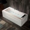 67-Inch Jetted Bathtub with Healing Chromotherapy,Jetted Tub with Heater,Comforting Hydro Massage Tub with Waterfall Joy - Image 3