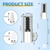 DG94-00520A Gas Range Oven Igniter Fit for Samsung NX58H5600SS NX58H5650WS Range Oven, Exact Replacement Igniter Replace WB13K21 Norton 501a Fit for GE Whirlpool Hotpoint by Funmit - Image 2