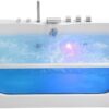 Empava 67" x 30" Whirlpool Tub,750W Acrylic Jetted Bathtub with 11 Jets,Hydromassage with Chromatherapy,3-Side Apron,67 Gallons,ETL Certified - Image 7