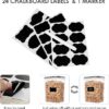 Airtight Food Storage Containers with Lids, Vtopmart 24 pcs Plastic Kitchen and Pantry Organization Canisters for Cereal, Dry Food, Flour and Sugar, BPA Free, Includes 24 Labels，Black - Image 6