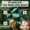 SHASHIBO Shape Shifting Box - Award-Winning, Patented Fidget Cube w/ 36 Rare Earth Magnets - Transforms Into Over 70 Shapes, Download Fun in Motion Toys Mobile App (Original Series - Wings) - Image 3