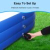 Inflatable Pool for Kids and Adults, 120" X 72" X 22" Oversized Thickened Family Swimming Pool for Toddlers, Outdoor, Garden, Backyard, Summer Water Party - Image 6