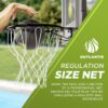 Swimming Pool Basketball Hoop Set-Durable Steel Basketball Backboard and Rim with 2 Pool Basketball Balls,Pump & Tools -Pool Hoop for Outdoor Use, Adjustable Basketball Hoop for Kids Adults - Image 5