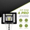 Swimming Pool Basketball Hoop Set-Durable Steel Basketball Backboard and Rim with 2 Pool Basketball Balls,Pump & Tools -Pool Hoop for Outdoor Use, Adjustable Basketball Hoop for Kids Adults - Image 4
