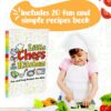 40Pcs Kids Knife set for Real Cooking - Montessori Kitchen Tools for Toddlers - Safe Kitchen Tools and Accessories with Recipes Book, Cutting Board and Knife set - Kids Knives and Cooking Utensils Kit - Image 4