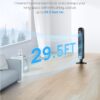 Dreo Tower Fan for bedroom, 90° Oscillating Standing Fans, 25ft/s Floor fan with 6 Speeds, 4 Modes, 12H Timer, Remote, Quiet, 42 Inch, Bladeless, for Home, Office, Cruiser Pro T1 - Image 3