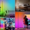 Corner Floor Lamp - Smart RGB LED Corner Lamp with App and Remote Control, 16 Million Colors & 68+ Scene, Music Sync, Timer Setting - Ideal for Living Rooms, Bedrooms, and Gaming Rooms - Image 7