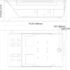 73'' Whirlpool Tub Water Massage Two Person Jetted Bathtub 3 Sided Apron Corner Whirlpool Tub with 22 Water Jets - Image 6