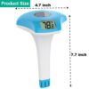 Digital Pool Thermometer – IPX-8 Waterproof Swimming Pool Thermometer Floating Easy Read, Environment-Friendly Solar-Powered Pool Temperature Gauge for Swimming Pools, Spa, Hot Tubs - Image 6