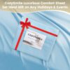 Breathable Ultra Soft Full Sheet Set - Hotel Luxury 4 Piece Deep Pocket Sheets for Full Size Bed, Fits 16" Mattress, Easy Care Wrinkle Free Bedding Sheet and Pillowcase Set, Sky Blue - Image 8