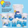 In The Swim 3 Inch Stabilized Chlorine Tablets for Sanitizing Swimming Pools - Individually Wrapped, Slow Dissolving - 90% Available Chlorine - Tri-Chlor - 50 Pounds - Image 7