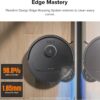 roborock Qrevo Plus Robot Vacuum and Mop with FlexiArm Design Edge Mopping, Self-Emptying, 10 mm Liftable Mops, Auto Mop Washing & Drying, Reactive Tech Obstacle Avoidance, 7,000 Pa Suction, Black - Image 2