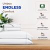 THREAD SPREAD 100% Egyptian Cotton Sheets Queen Size - 600 Thread Count Sheet Set Queen, 4 PC White Luxury Sheets Queen Size, Extra Soft, Cooling Sateen Weave Deep Pocket Sheet, Fits Mattress upto 18" - Image 3