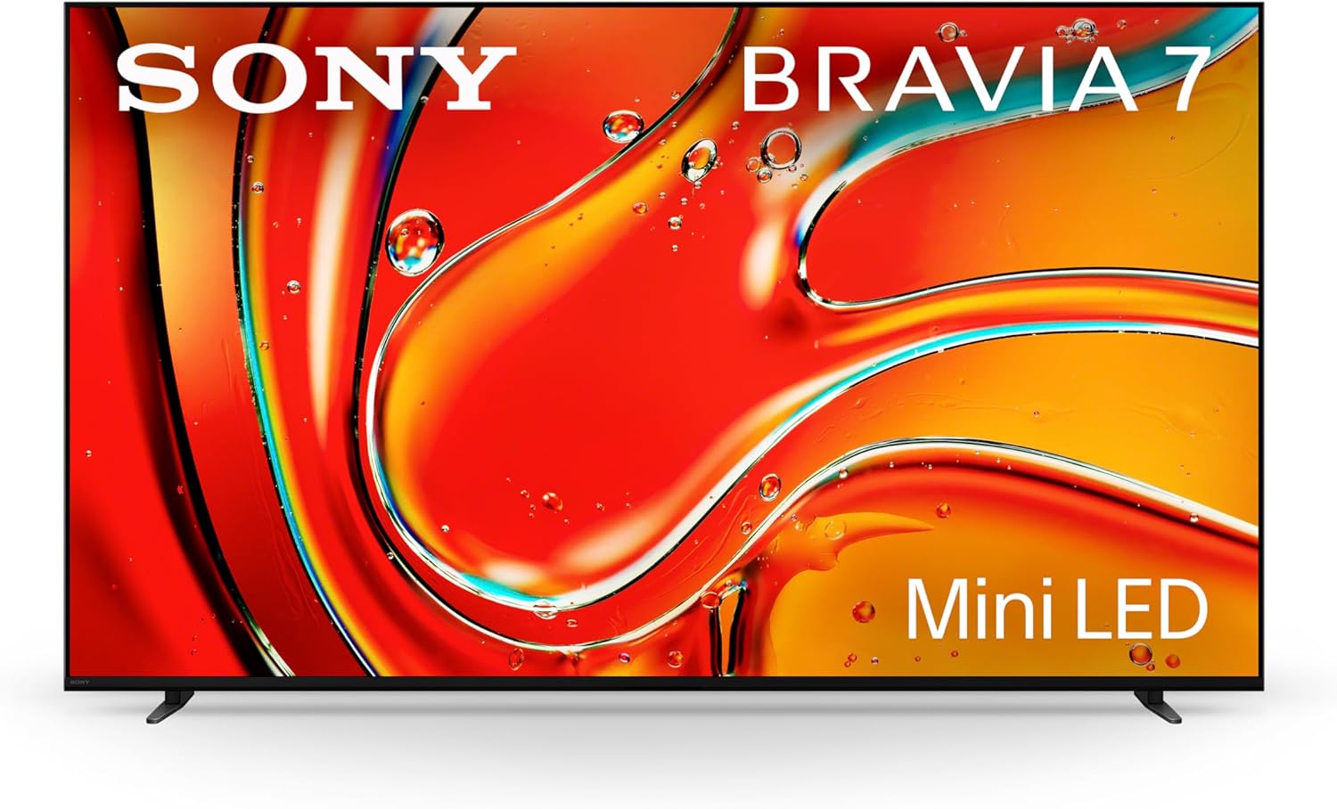 Sony BRAVIA 7 65-Inch 4K Ultra HD QLED LCD Smart TV with Mini LED Backlight, Dolby Vision HDR, PS5 Features, Google TV (2024 Model, K-65XR70)
