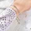 Crystal Hand Chain Rhinestones Bracelet Sparkling Love Heart Charm Bracelet Fashion Jewelry Valentine's Day Gifts Accessories - Image 3