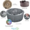 Outback Hot Tub, Fits 6 People, Standard Outlet Compatible, 20 Massage Jets, Cover Included, Made in USA, Aqualife by Strong Spas - Image 10