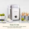 CUISINART Ice Cream Maker, Ice Cream and Frozen Yogurt Machine, 2-Qt. Double-Insulated Freezer Bowl, Silver, ICE30BCP1 - Image 2