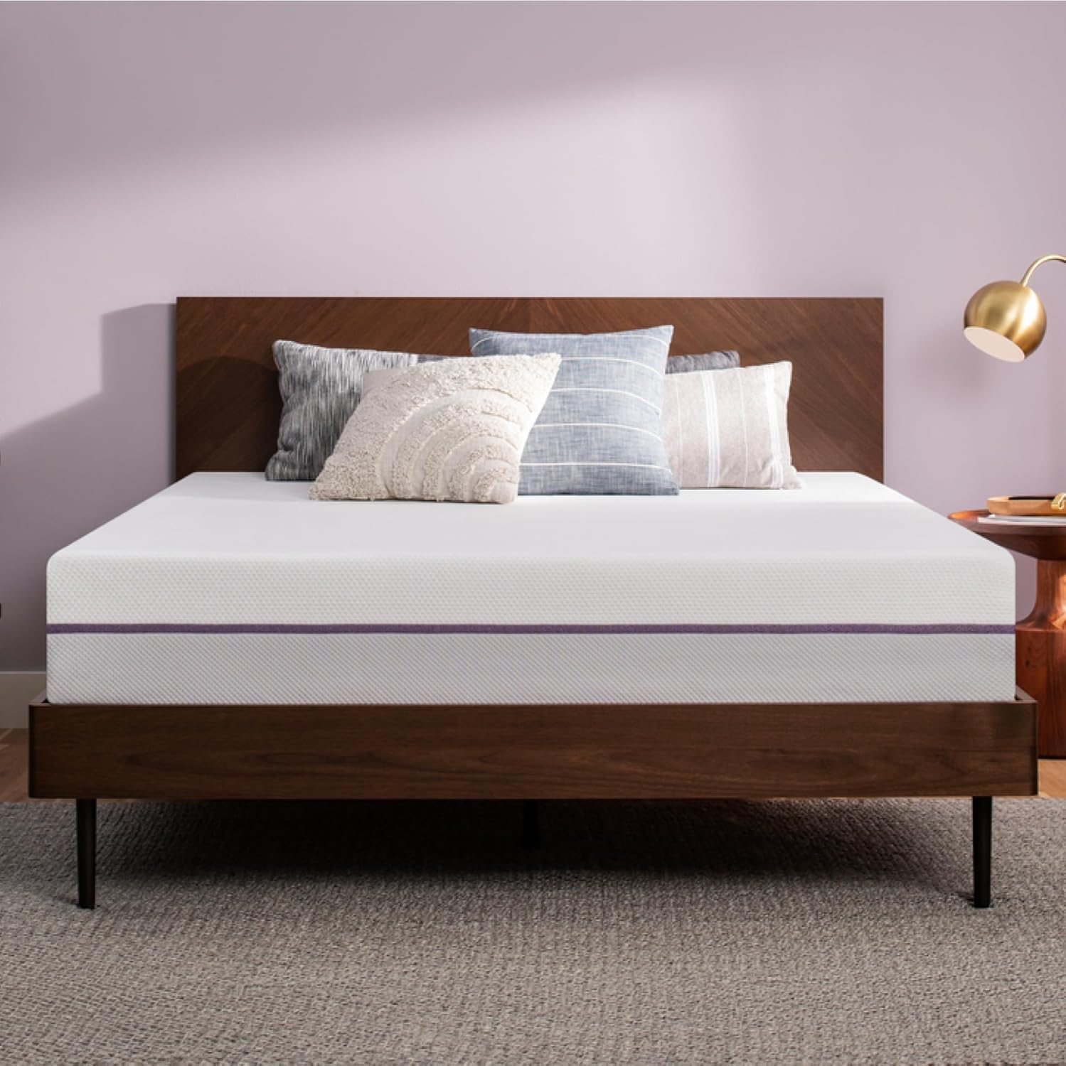 Purple The Mattress – Cal King, 9.25" GelFlex Grid, Better Than Memory Foam, Pressure Relief, Temperature Neutral, Breathable, Motion Isolation, Made in USA