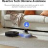 roborock Qrevo Plus Robot Vacuum and Mop with FlexiArm Design Edge Mopping, Self-Emptying, 10 mm Liftable Mops, Auto Mop Washing & Drying, Reactive Tech Obstacle Avoidance, 7,000 Pa Suction, Black - Image 5