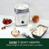 CUISINART Ice Cream Maker, Ice Cream and Frozen Yogurt Machine, 2-Qt. Double-Insulated Freezer Bowl, Silver, ICE30BCP1 - Image 5