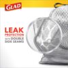 Glad Tall Kitchen Drawstring Trash Bags - Odorshield 13 Gallon White Trash Bag, Febreze Fresh Clean, 110 Count - Image 5
