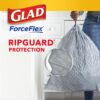 Glad Tall Kitchen Drawstring Trash Bags - Odorshield 13 Gallon White Trash Bag, Febreze Fresh Clean, 110 Count - Image 6