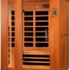 Dynamic Lugano 3-Person Low EMF (Under 8MG) FAR Infrared Sauna (Canadian Hemlock) - Image 3