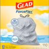 Glad Tall Kitchen Drawstring Trash Bags - Odorshield 13 Gallon White Trash Bag, Febreze Fresh Clean, 110 Count - Image 9