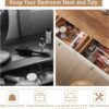 T4TREAM 7 Drawers Dresser Chests for Bedroom, Wood Vintage Chests of Drawers, Rustic Dressers Chset Organizer for Bedroom, Living Room, Hallway, Antique White - Image 6