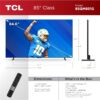 TCL 85-Inch QM85 QLED 4K Smart QD-Mini LED TV with Google TV (85QM851G, 2024 Model) Dolby Vision IQ HDR, Dolby Atmos, Game Accelerator up to 240Hz, Voice Remote, Works with Alexa, Streaming Television - Image 2