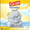 Glad Tall Kitchen Drawstring Trash Bags - Odorshield 13 Gallon White Trash Bag, Febreze Fresh Clean, 110 Count - Image 11